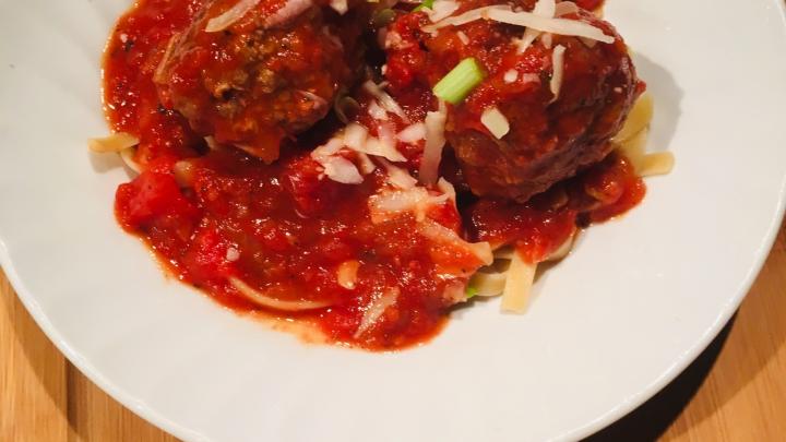 Mom's Spaghetti and Meat Balls