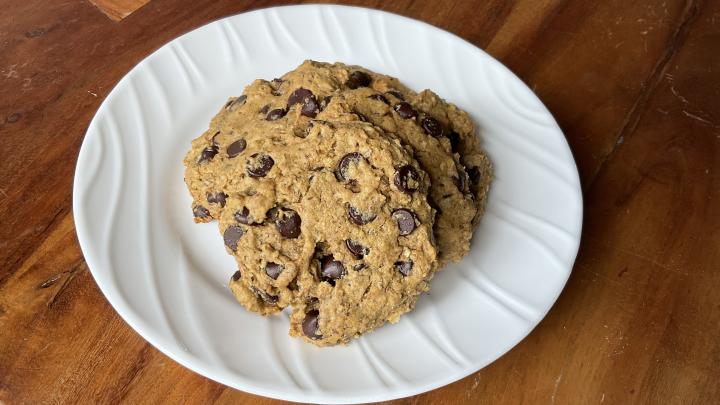 Oat Flour Chocolate Chip Cookies